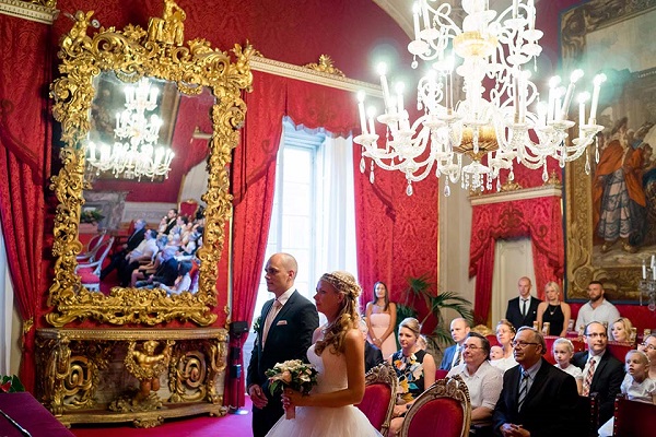 Standesamtliche Hochzeiten in Florenz im antiken Palazzo Vecchio