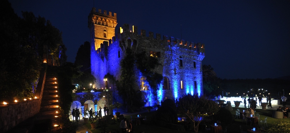 Heiraten in Italien: ein rauschendes Burgfest