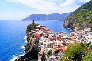 Malerische Aussicht in den Cinque Terre