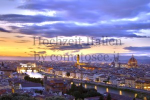 Skyline von Florenz - Heiraten in der Toskana