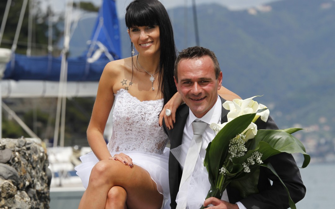 Brautpaar in Portofino