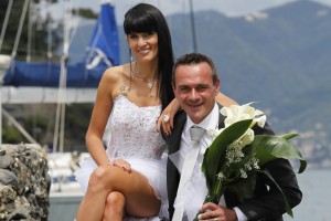 Brautpaar in Portofino