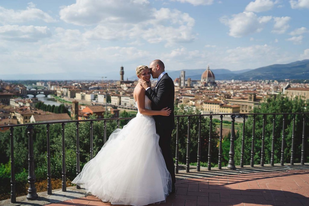Brautpaar in Florenz 