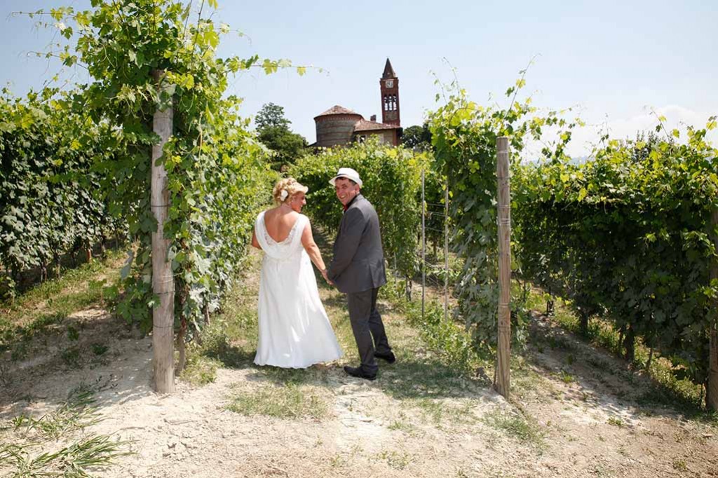 Hochzeitspaar im Piedmont 