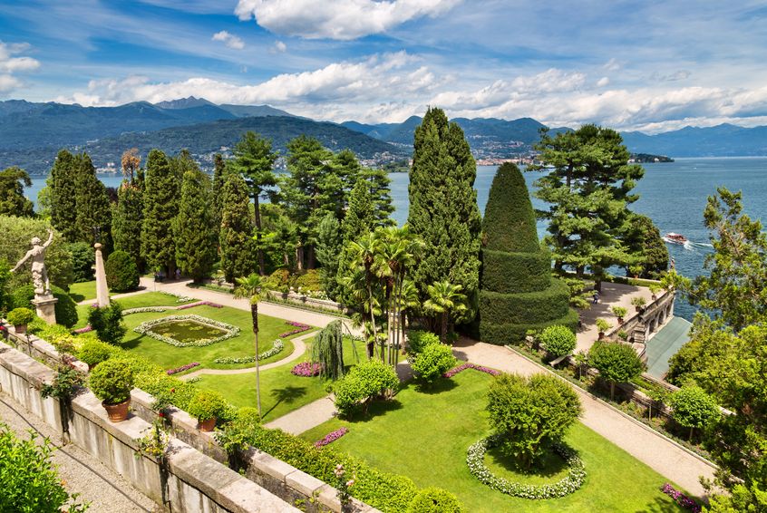Hochzeit in einem italienischen Garten in Italien 