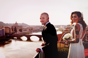 Symbolische Hochzeit in Florenz