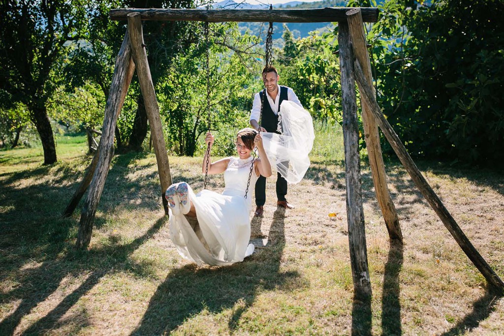 Brautpaar in der Toskana 