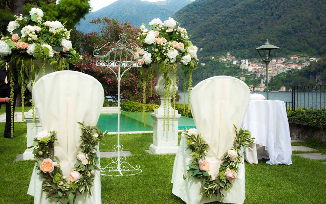 Hochzeit in einer Villa am Comer See