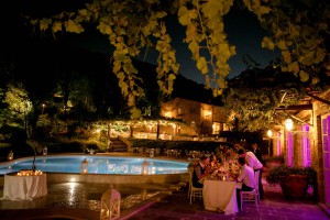 Romantische Hochzeitsfeier in Italien