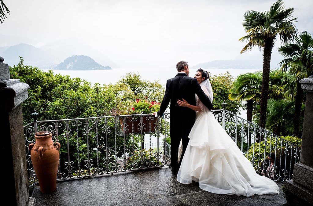 Traum-Kulisse mit Trauung im Freien: eine Hochzeit am Comer See