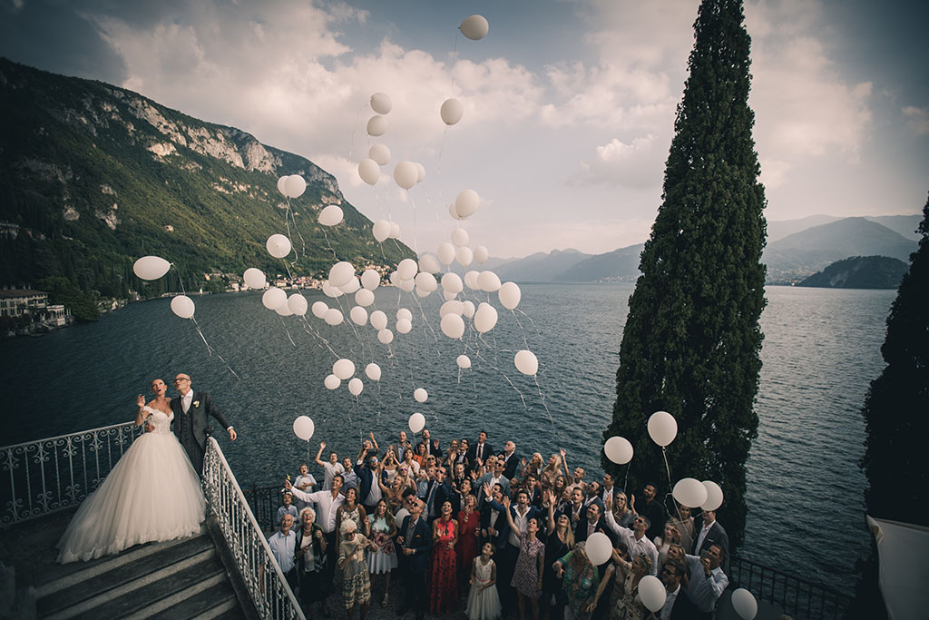 Hochzeitspaar am Comer See 